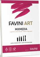 BLOCCO COLLATO A4 20FF 250GR MIX MEDIA FAVINI A420994