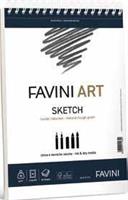 BLOCCO SPIRALATO A4 40FF 90GR ART SKETCH FAVINI A290454 1063