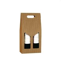 PORTABOTTIGLIA CARTONE 2 POSTI OND AVANA CF20 VN2BS/CAV