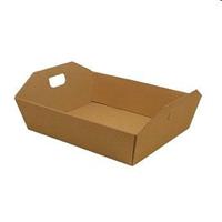 CESTO CARTONE AVANA C/MANIGLIE 34X29X10 STESA CF20 1610W/CAV