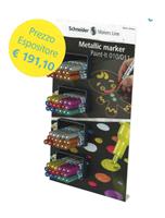 PENNARELLO SCHNEIDER METALLIZ. 0,8MM+2MM EXPO DA 70PZ P79001