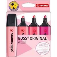 EVIDENZIATORE STABILO BOSS TONALITA' ROSA D70/4-6-1 BL DA 4