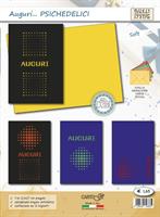 BIGLIETTI AUGURI COMPLEANNO PSICHEDELICI CF12 1737/G