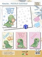 BIGLIETTI AUGURI NASCITA PICCOLO CUCCIOLO 3D CF12 1760/G
