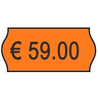 ETICHETTE PREZZATRICE 26X12 ARANCIO FLUO SMART PRINTEX CF36