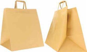 SHOPPERS MANICO PIATTO FLAT DOLCI 36X32X36 AVANA 087488