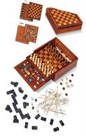 SCATOLA MULTIGIOCO IN LEGNO 25,3X26 DAL NEGRO 003543 534