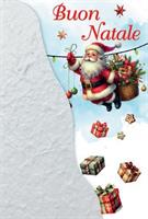 BIGLIETTI CARTA KOZO NATALE + INTERC 11,5X17 12PZ CRS0601 082