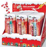 PENNA CANCELLABILE NATALIZIA BLISTER 2PZ EXPO 18PZ LEBEZ 81871