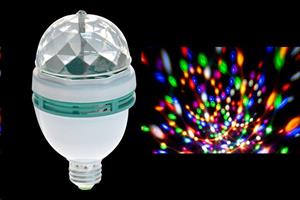 PROIETTORE ROTANTE EFFETTO LED 6112088