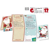 LETTERINE DI NATALE BABBO NATALE CF12 NT.7778