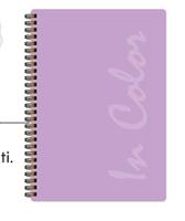 QUADERNO SPIR S/F A6 5MM 80GR 80FF PAST. PPL IN COL CF5 06544