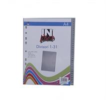 DIVISORI NUMERICI 1-31 A4 PPL IN LINEA 40591