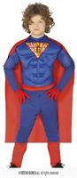 CARNEVALE COSTUME BAMBINO SUPEREROE MUSCOLOSO 3/4 ANNI 88487