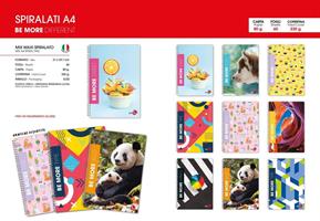 MAXI SPIRALATO 1R 80GR 60FF C/P CF5 ASSORTITI BE MORE 0105861