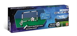 PALLONE MONDO MINI GOAL POST + PALLA BIO + POMPA G041086 18017