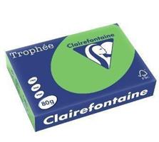 CARTA CLAIREFONTAINE TROPHEE A4 80GR 500FG VERDE MENTA 1875C