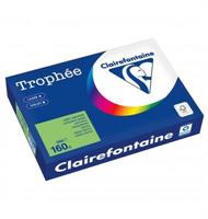 CARTA CLAIREFONTAINE TROPHEE A4 160GR 250FG VERDE MENTA 1025PC