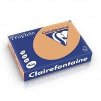 CARTA CLAIREFONTAINE TROPHEE A4 160GR 250FG CARAMELLO 1102C