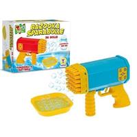 BOLLE DI SAPONE PISTOLA BAZOOKA 36 FORI 50ML TEOREMA 68862