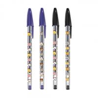 PENNA BIC CRISTAL SFERA DECOR KAWAII BLU E NERA CF20 529676