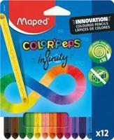 PASTELLI COLOR' PEPS INFINITY DA 12 ASS MAPED 861600 0179