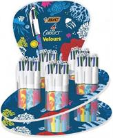 PENNA BIC 4 COLORI VELOURS COLORI ASS EXPO 60PZ 996794 0580