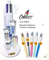 PENNA BIC 4 COLORI ASSORTITE EXPO 108PZ 520937 0584