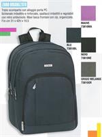 ZAINO COMIX ORGANIZZATO MONOCOLORE 8PZ ASS. 31X42X19,5 73810