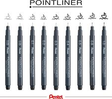 PENNARELLO PENTEL POINLINER 0.3 NERO CF12 S20P-3A