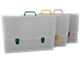 VALIGETTA POLIONDA 52x72x4 BIANCA STESA 2 CHIUSURE 524MA