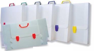 VALIGETTA POLIONDA 71x101x4 BIANCA MONTATA 2 CHIUSURE 714MA