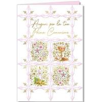 BIGLIETTI AUGURI COMUNIONE CLASSICI CF12 CROMO CO.8178