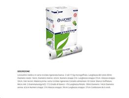 LENZUOLINO MEDICO BIANCO 59CMX80MT DIAM.14CM LUCART ECO 80 CF6