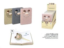 NOTEBOOK SHEEP 13x18CM IN PELUCHE EXPO 6PZ LEBEZ 82115