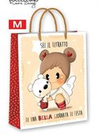 SHOPPERS NATALE BUBINE 22X18X10 M CF12 CROMO NT.10187M 129