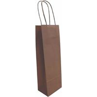 PORTABOTTIGLIA SHOPPERS  MAN. RITORTO 14x39,5 MARRONE 295