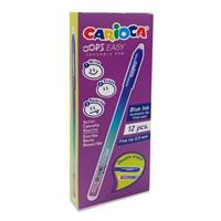 PENNA CARIOCA CANCELLABILE OOPS EASY 0.7 BLU CF12 43500/02 0236
