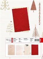 BIGLIETTI NATALE CARTA KOZO +INTERCALARE 12PZ SPC0104