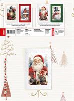 BIGLIETTI NATALE CARTA KOZO +INTERCALARE 12PZ CRS0407
