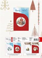 BIGLIETTI NATALE CARTA KOZO +INTERCALARE 12PZ CRS0408
