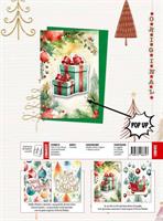 BIGLIETTI NATALE ORIGINAL LUC/OPACO POP UP 12PZ CRS0412