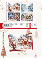 BIGLIETTI NATALE ORIGINAL RILIEVO P.SOLDI 12PZ CRS0416
