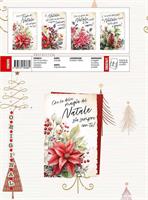 BIGLIETTI NATALE ORIGINAL SAGOMATO GLITTER 12PZ CRS0516