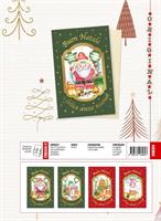 BIGLIETTI NATALE ORIGINAL FUSTELLATO 12PZ CRS0334