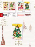BIGLIETTI NATALE ORIGINAL PETIT GLITTER 48PZ CRS0519