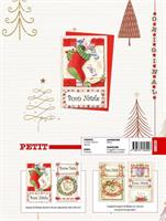 BIGLIETTI NATALE ORIGINAL PETIT GLITTER 48PZ CRS0520