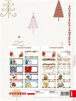 ADESIVI NATALE 10FG ASS.TI CRS0534