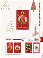 BIGLIETTI NATALE ORIGINAL PETIT GLITTER 48PZ CRS0524