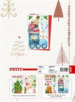 BIGLIETTI NATALE ORIGINAL PETIT GLITTER 48PZ CRS0528